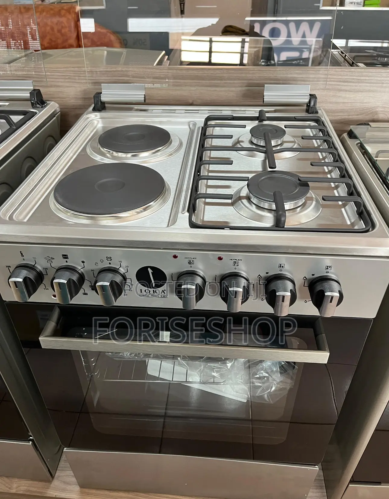 Iqra 2 Electric 2 Gas Cooker (60*60)Cm