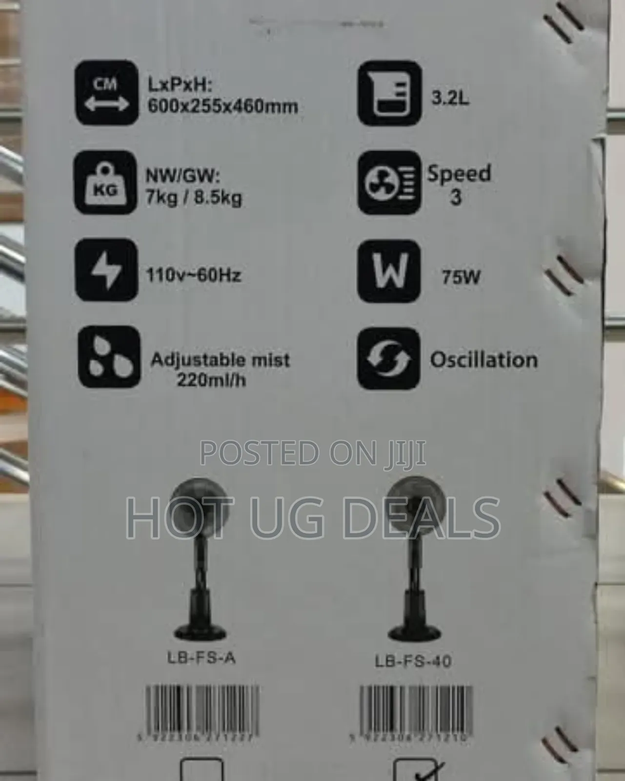 Pedestal Mist Fan Humidifier Air Conditioner And Cooler
