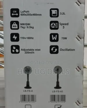Pedestal Mist Fan Humidifier Air Conditioner And Cooler