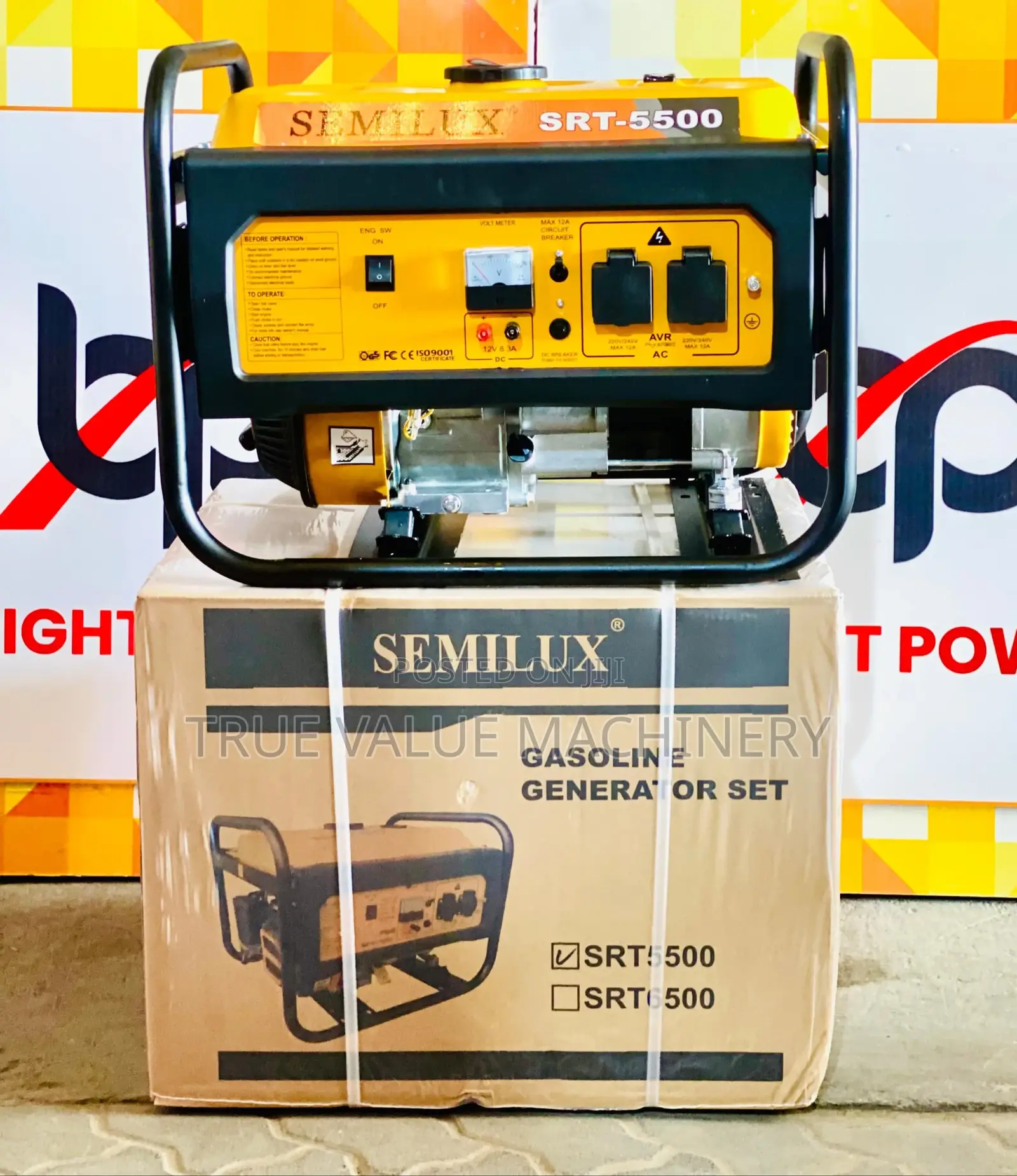 Semilux SRT-5500 Gasoline Generator