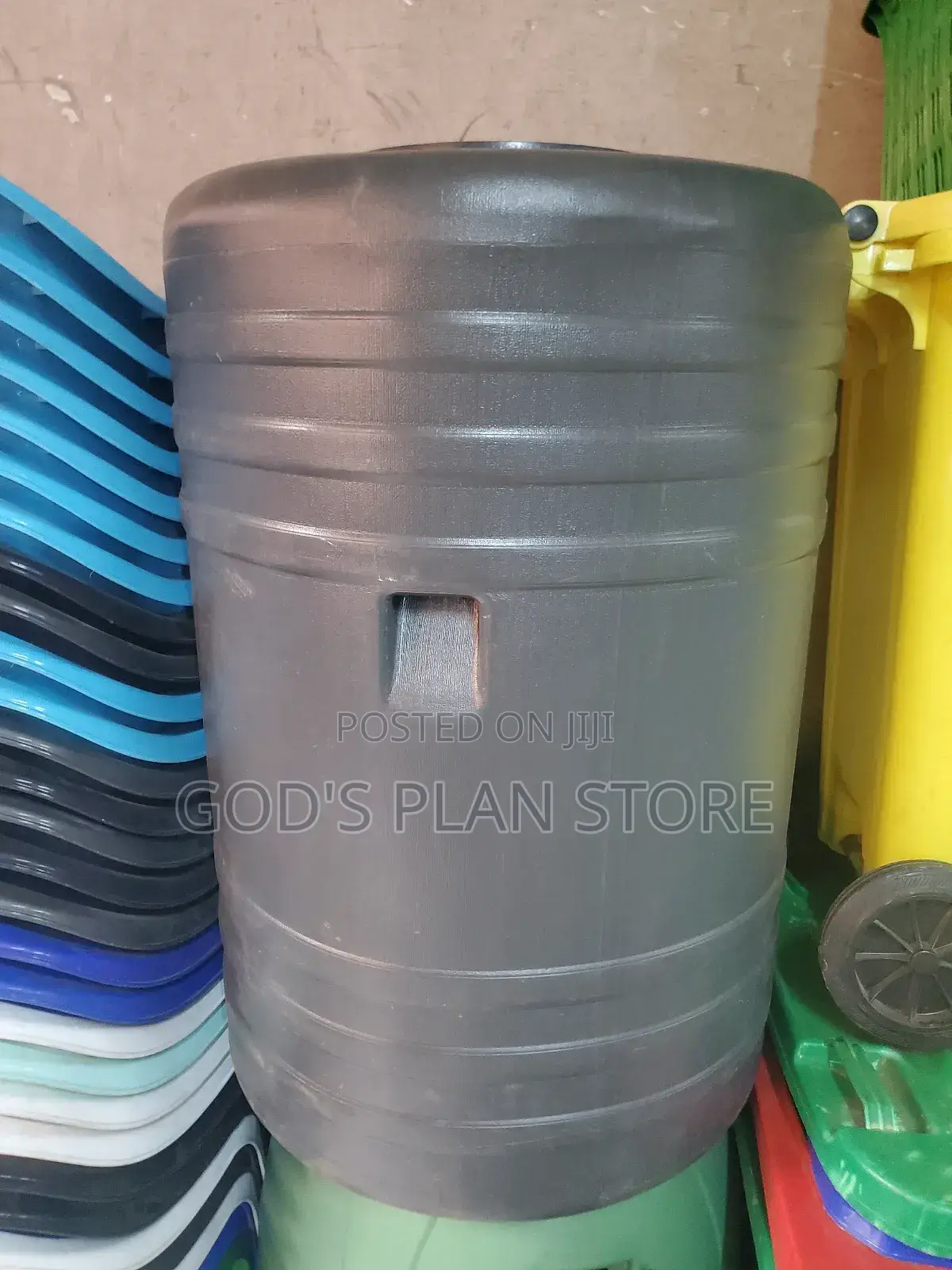 135litres Black Plastic Water Tank