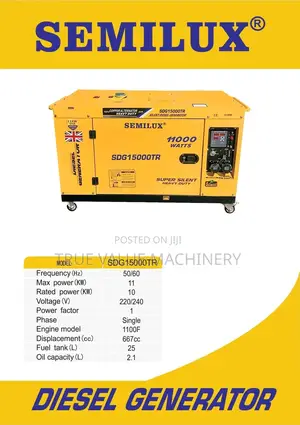 11kw Super Silent Generator Set Semilux
