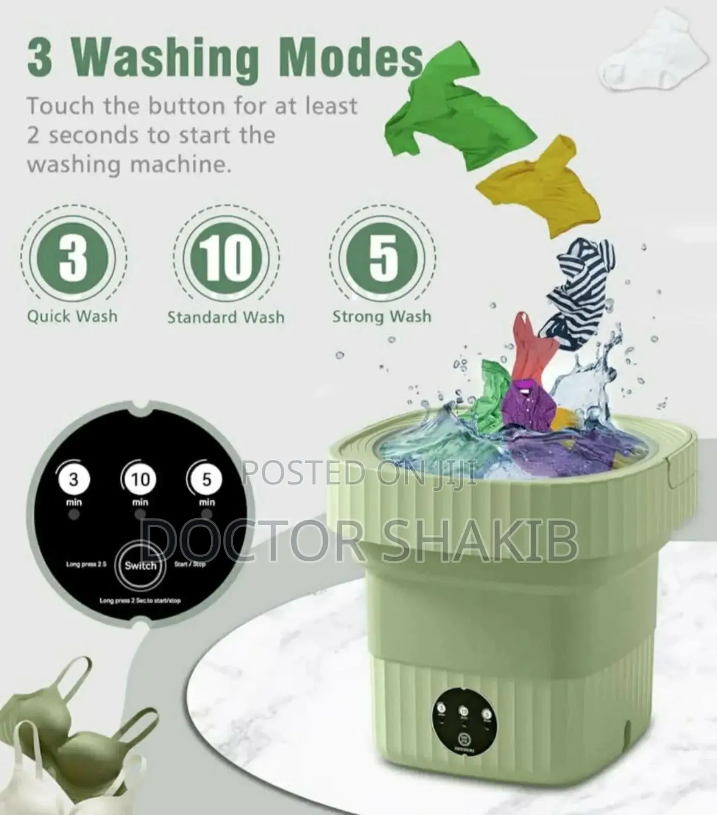 Brand New 6.5l High Capacity Portable Washing Machine