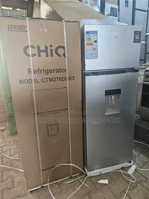 Chiq 270 Liters Double Door Refrigerator New