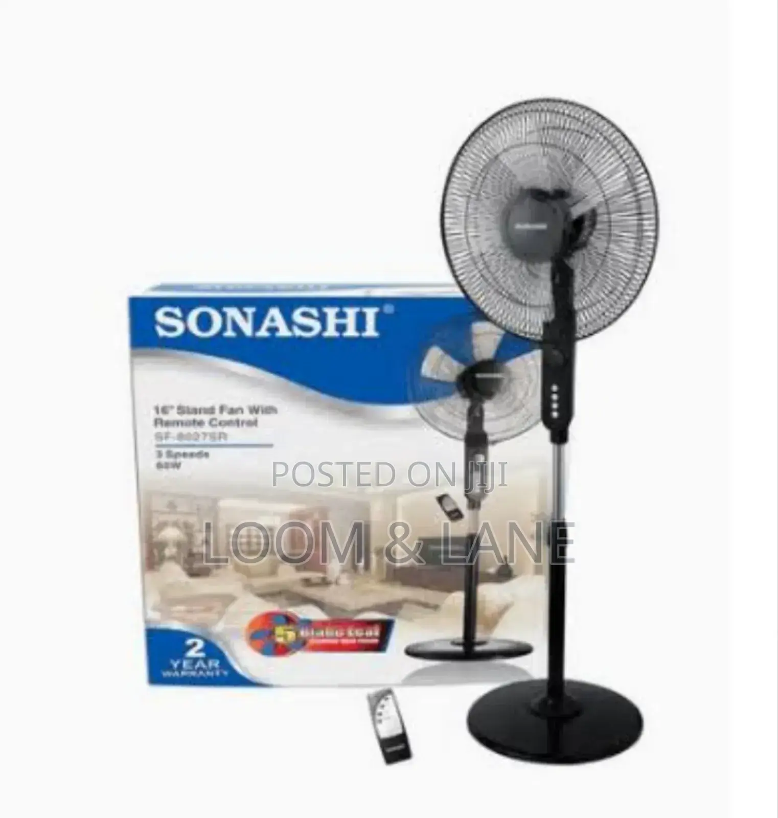 Sonashi Stand Home/Office Fan With Remote 16′′