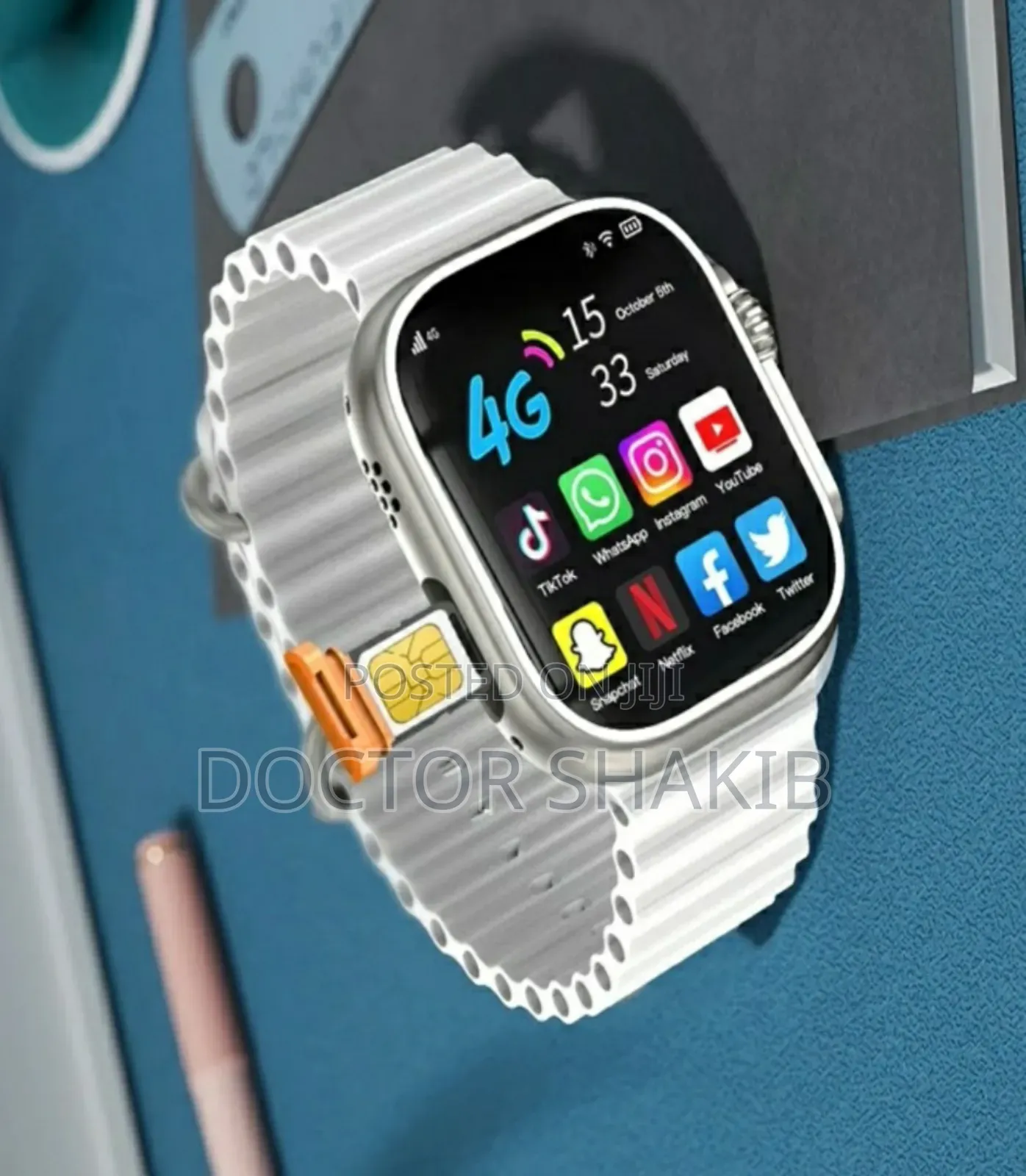 New Simcard 4g Smartwatch 2.0 Inch Screen Hd Wifi With GPS