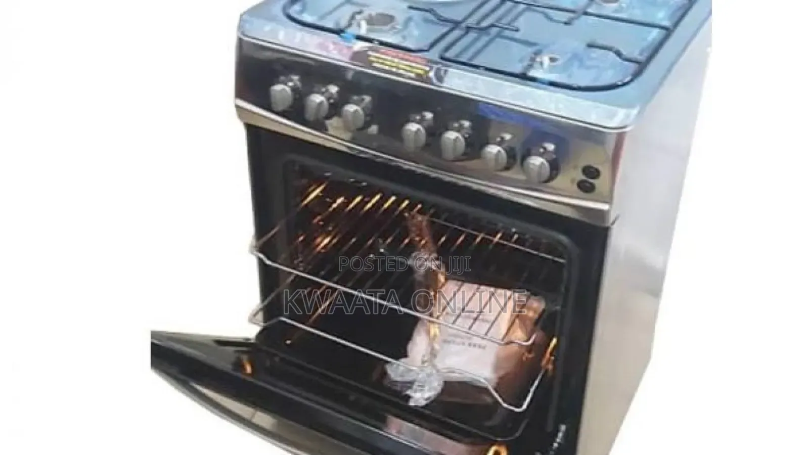Super Chef 3 Gas + 1 Electric Cooker With Timer and Grill