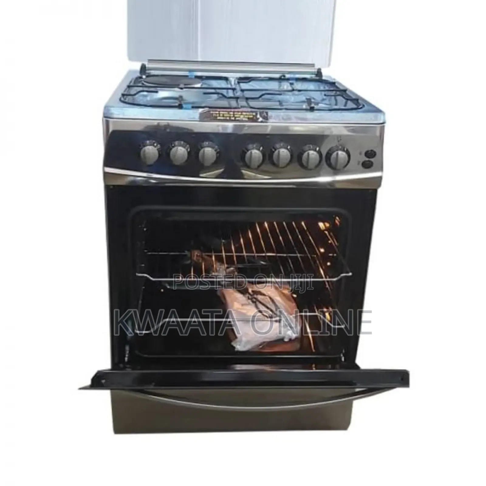 Super Chef 3 Gas + 1 Electric Cooker With Timer and Grill