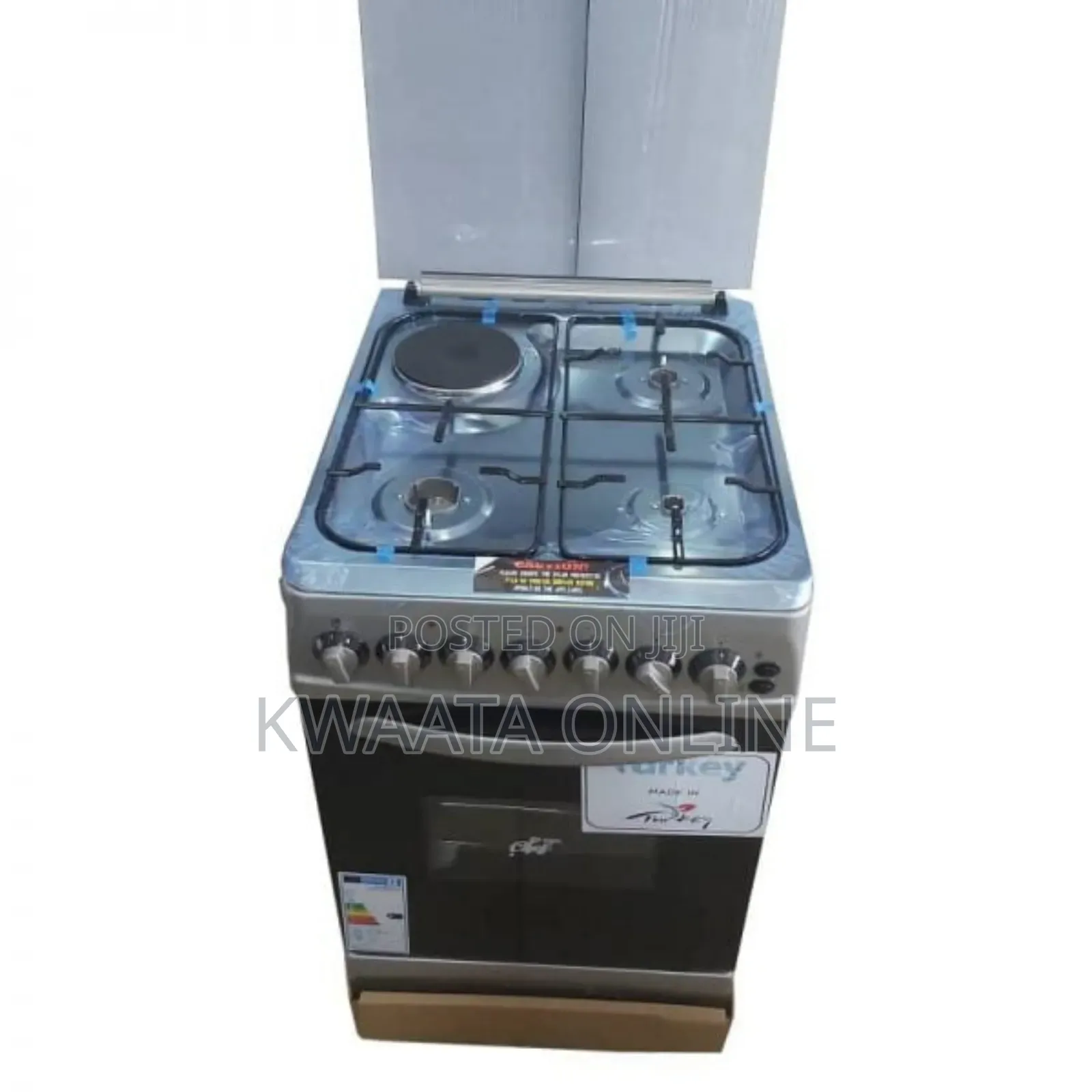 Super Chef 3 Gas + 1 Electric Cooker With Timer and Grill