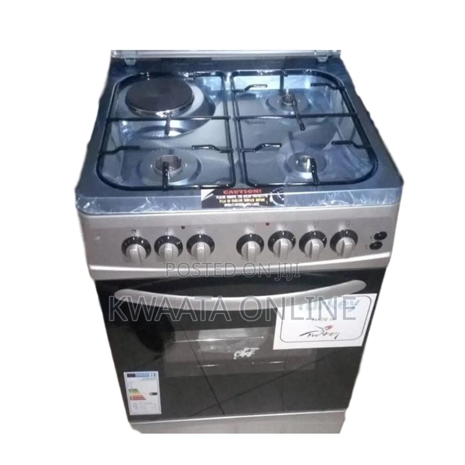 Super Chef 3 Gas + 1 Electric Cooker With Timer and Grill