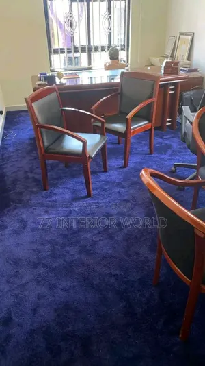 Office Blue Soft Woolen Carpets