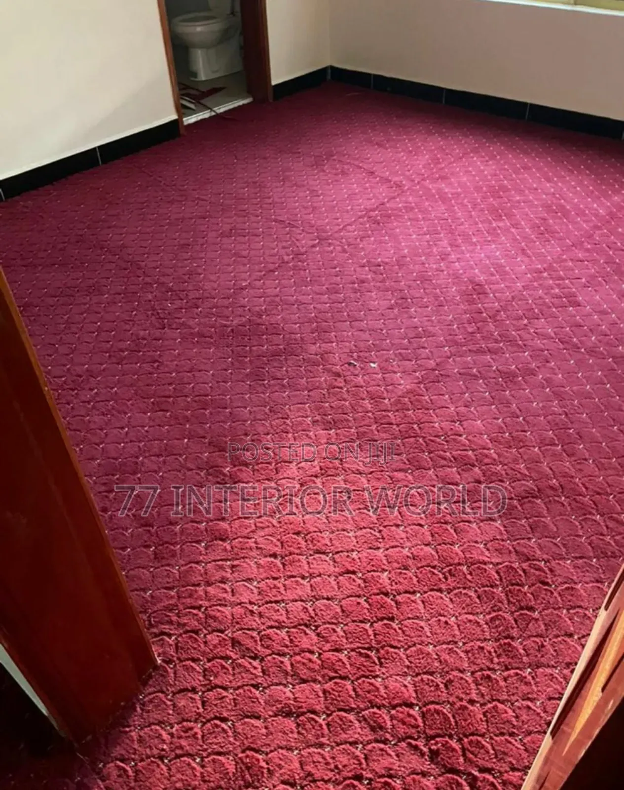 Checked Office Wall to Wall Carpets