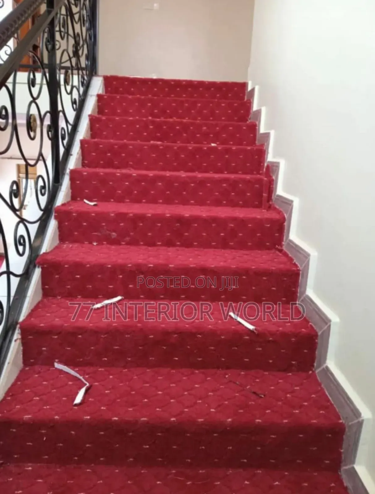Non Plain Staircase Woolen Carpets for Home and Office