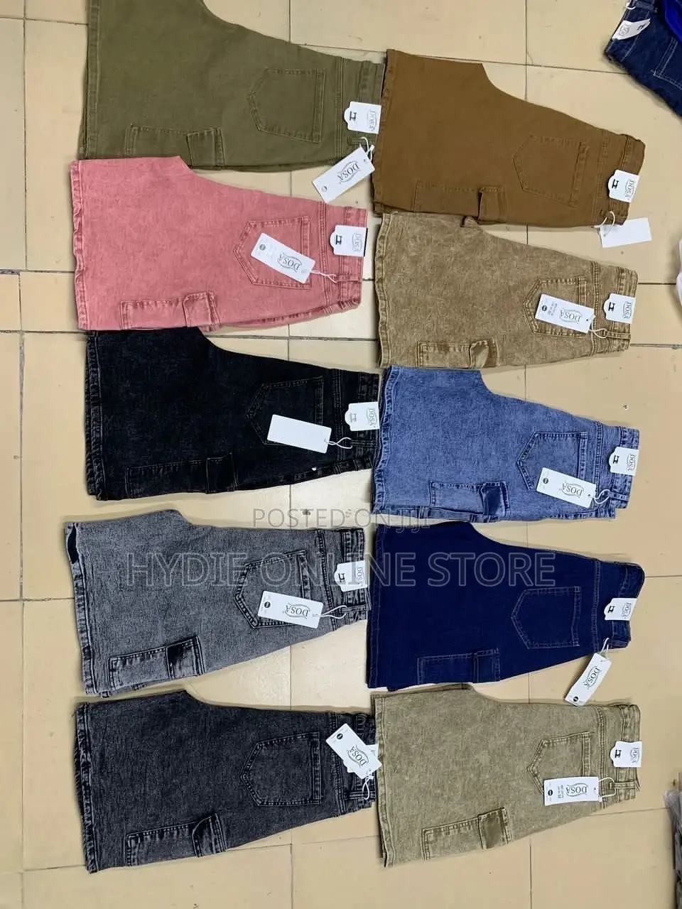 Ladies Jean Shorts