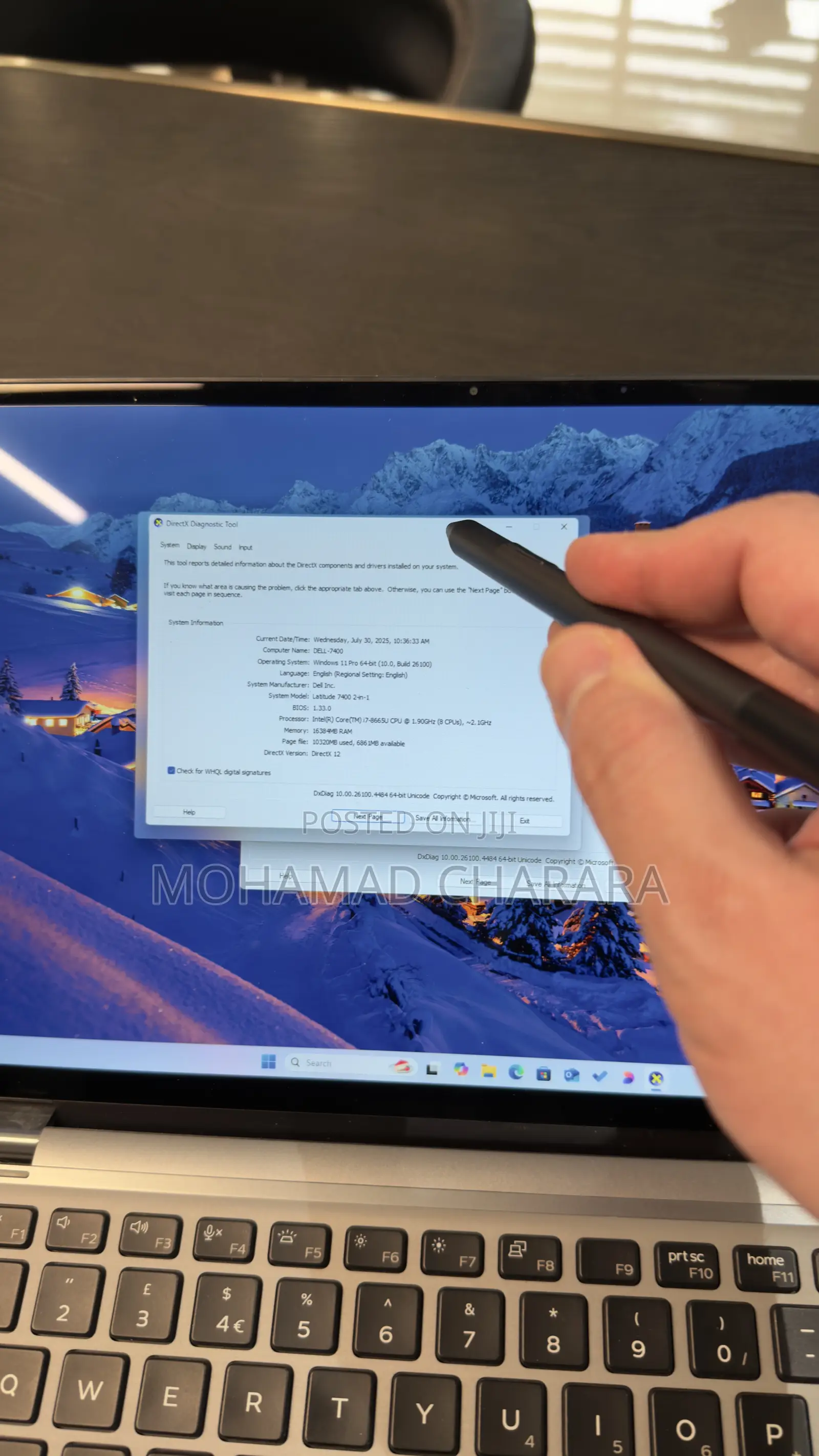 Laptop Dell Latitude 7400 16GB Intel Core i7 SSD 500GB