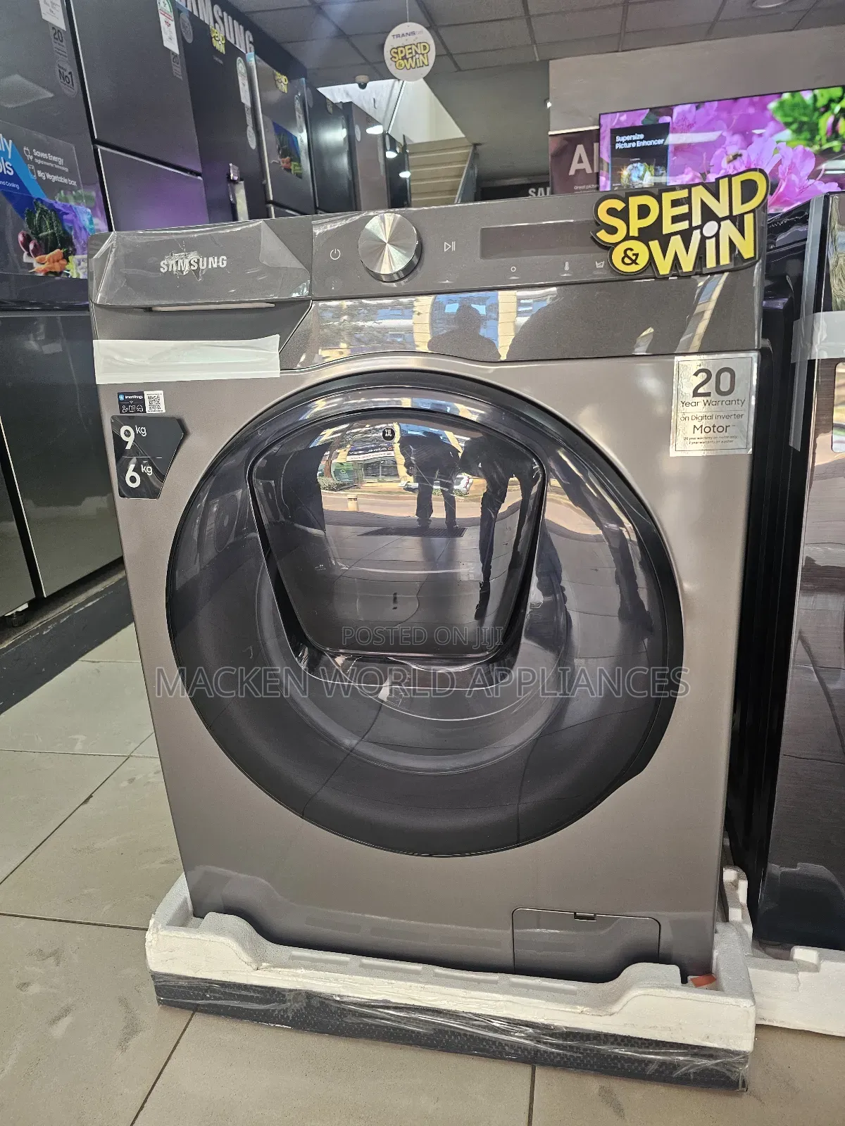 Samsung 9/6kg Front Load Washer / Dryer With Ai Control
