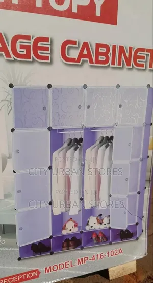 4 Corumn Storage Cabinet