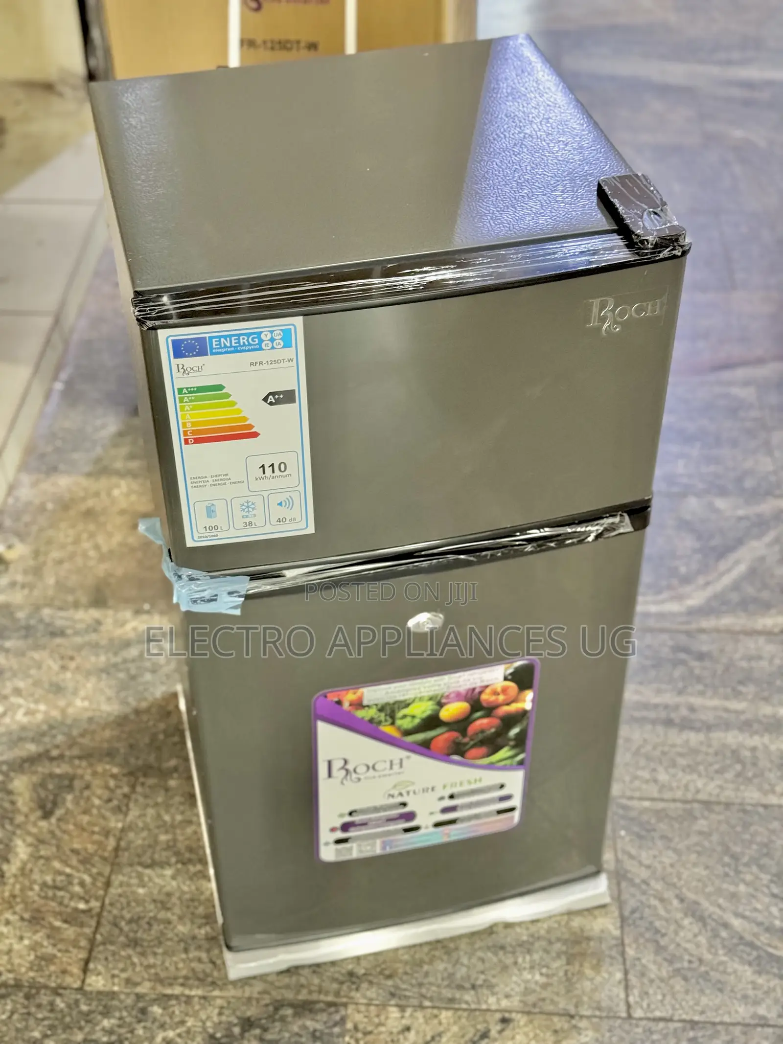 Roch 125litres RFR-125dt-W Double Door Refrigerator