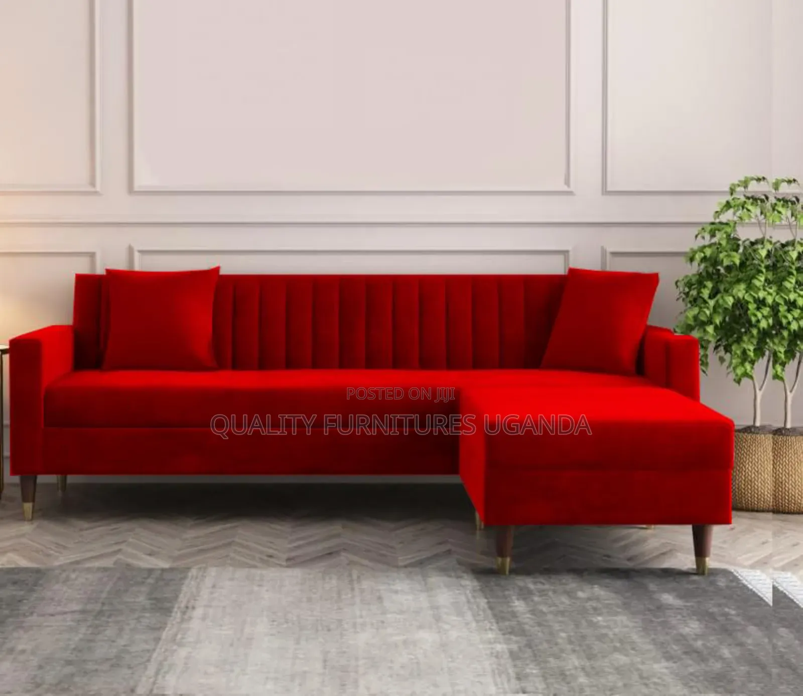 Orange Classic Sofa Bed