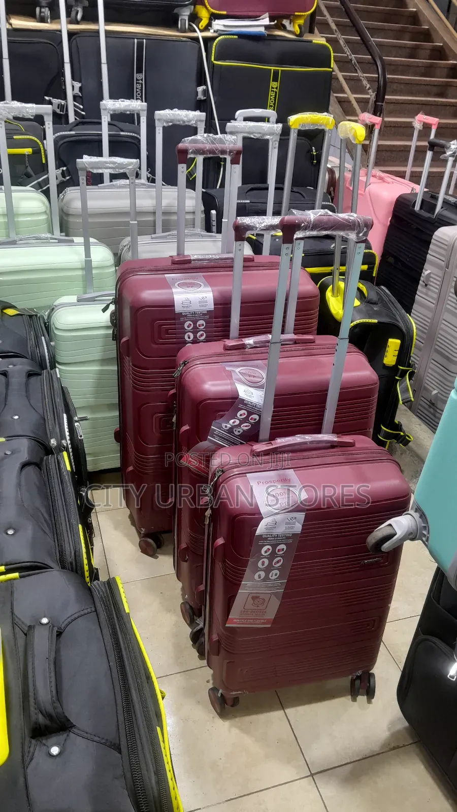 Prosperity Plastic Rubber Suitcases