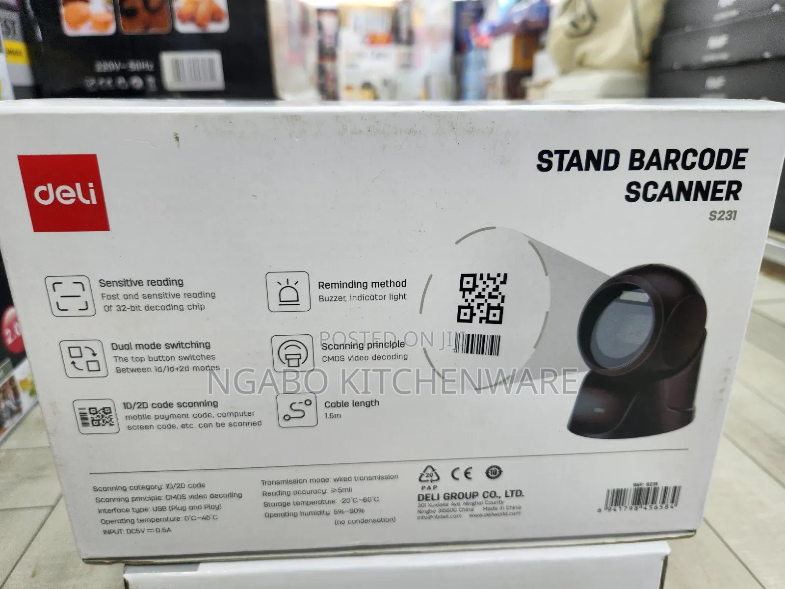 Stand Barcode Scanner