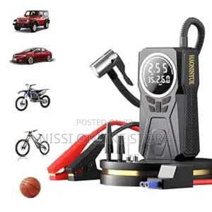 Photo - Car Battery Jump Starter With Air Compressor