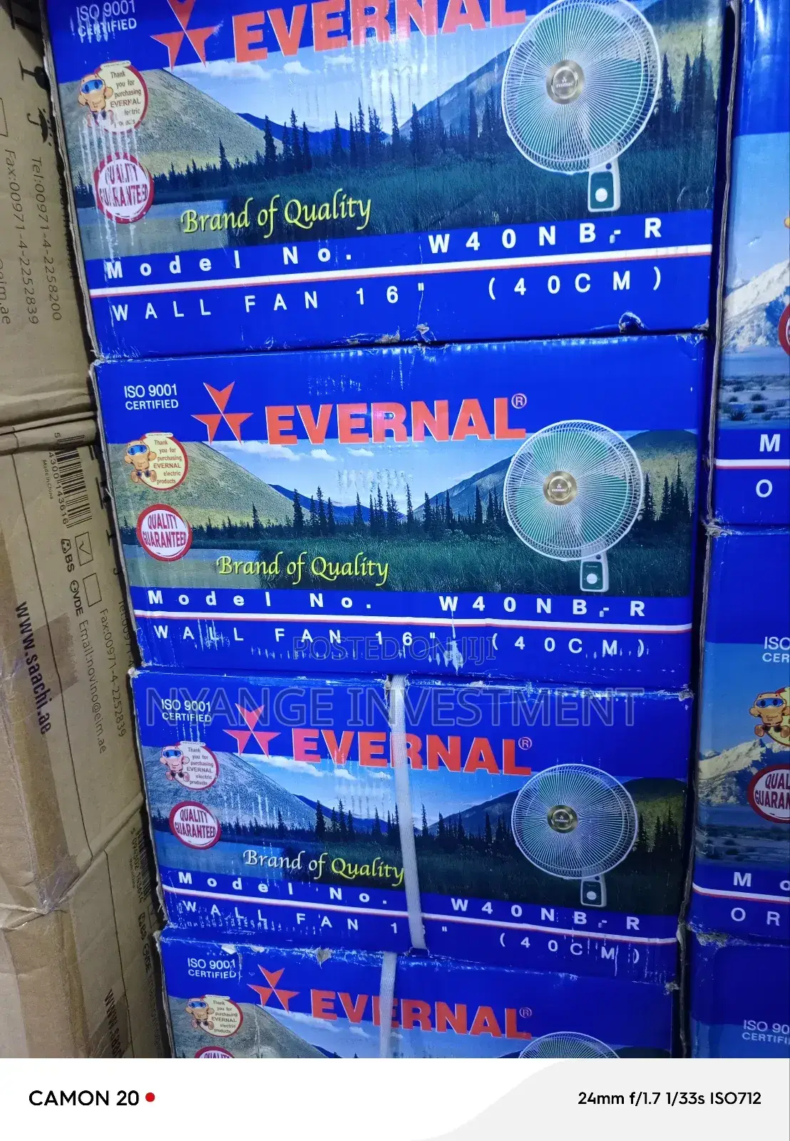 Evernal Wall Fan
