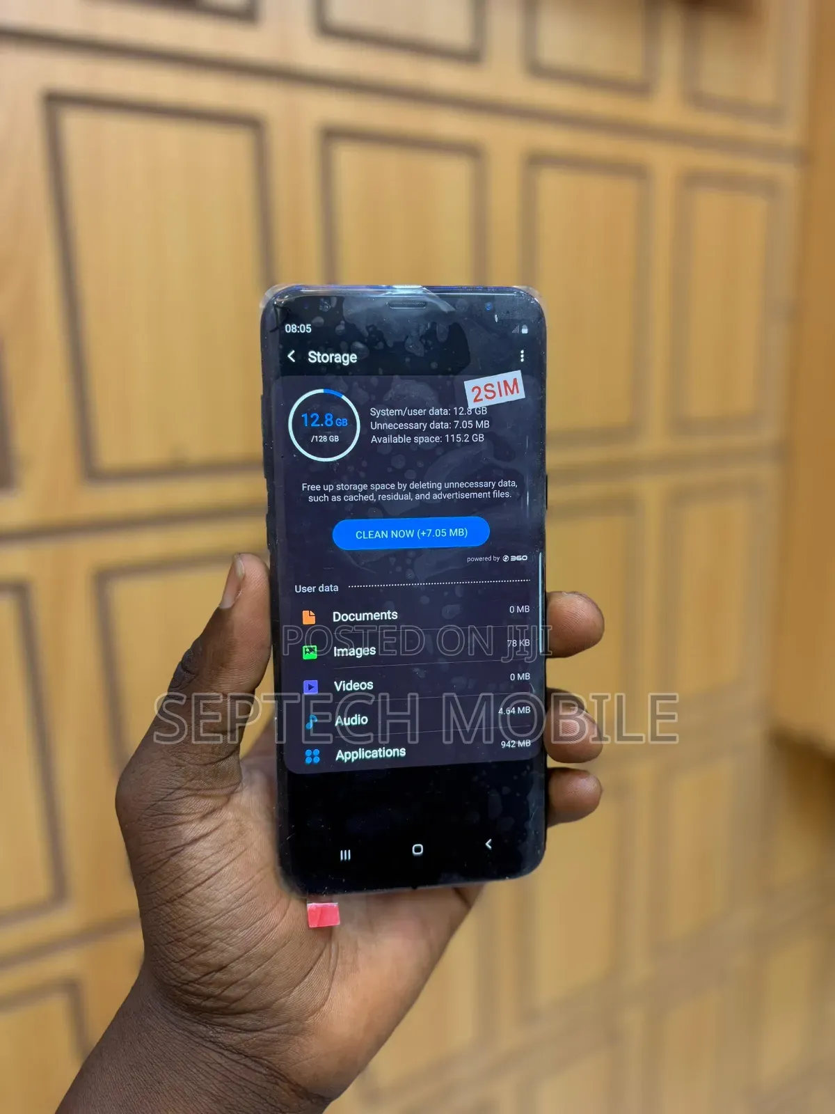 New Samsung Galaxy S8 Plus 128 GB Black