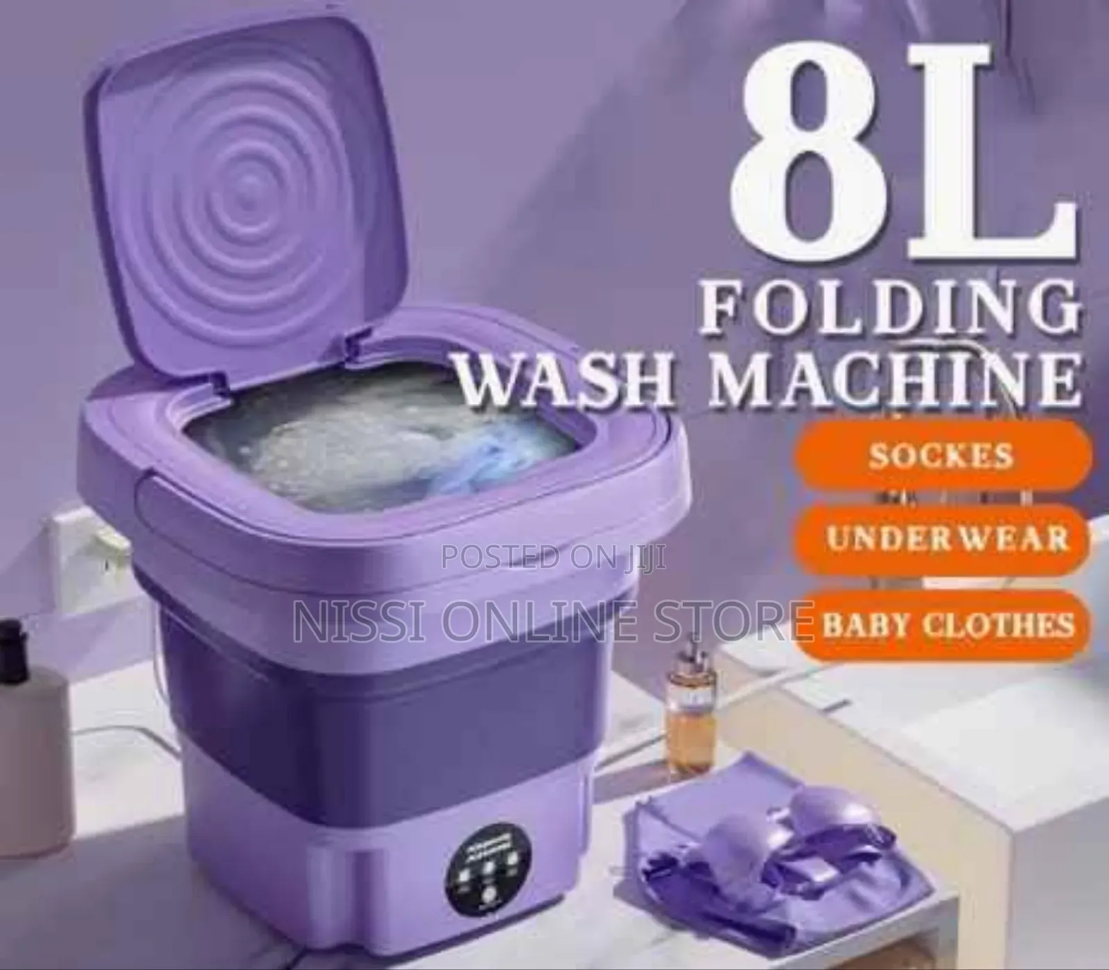 8l Portable Foldable Washing Machine