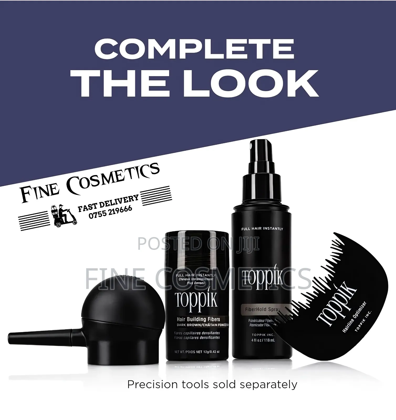 Toppik Hair Building Perfecting Kit for Hair Loss + Thinning
