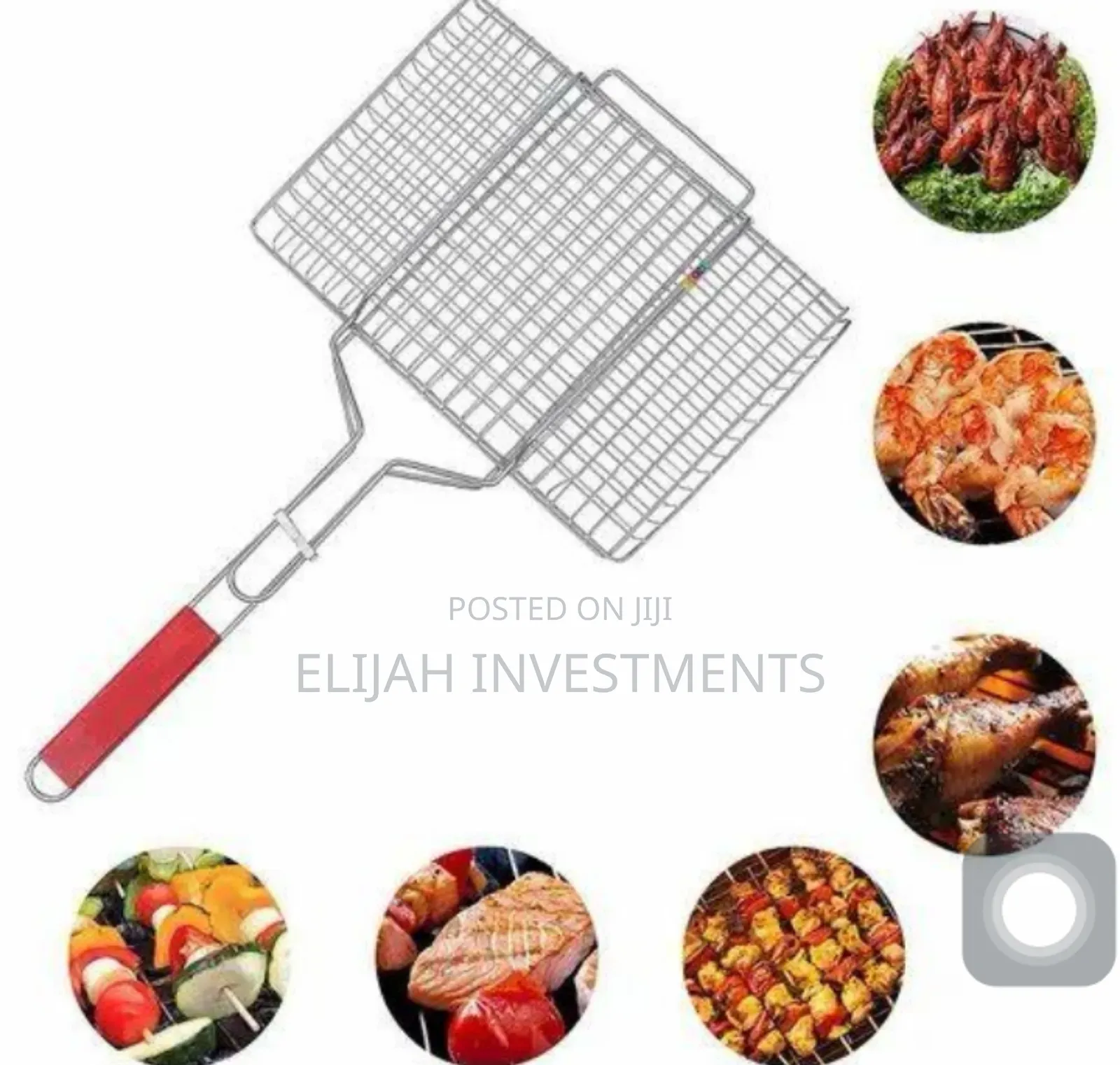 Large Stainless Steel Fish Grill Basket