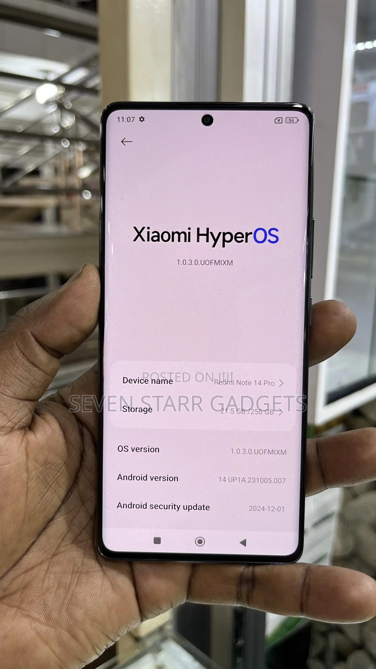 Xiaomi Redmi Note 14 Pro 256 GB Black