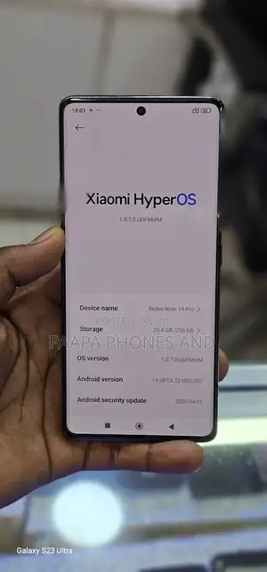 Xiaomi Redmi Note 14 Pro 256 GB Black
