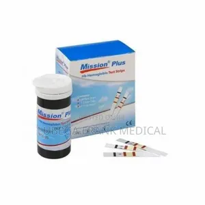 Hb Hemoglobin Meter Mission Plus Testing Strips