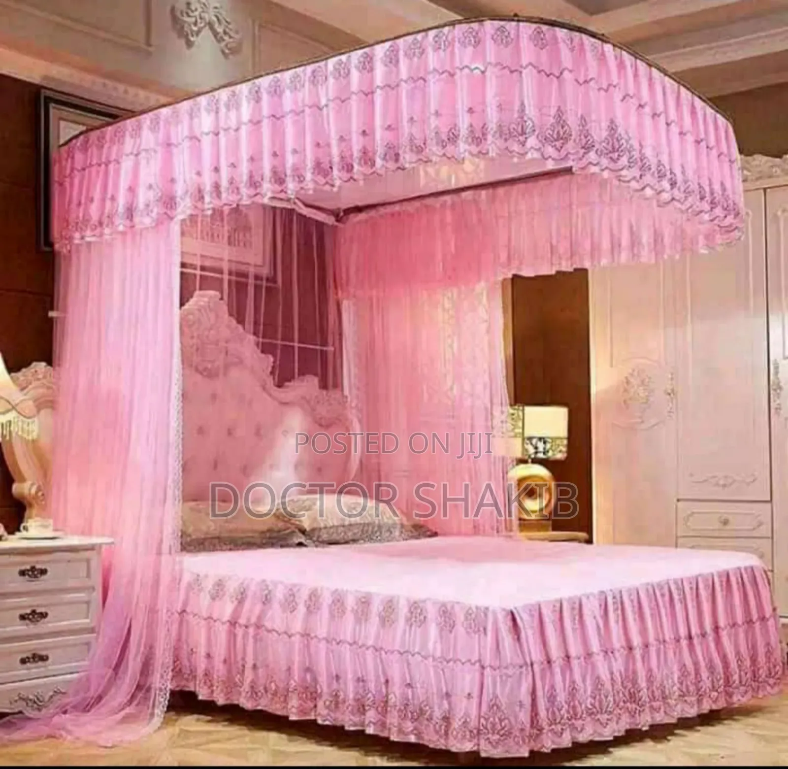 New 2 Stand Rail Mosquito Net 5by6 and 6by6 Color Vary Copy