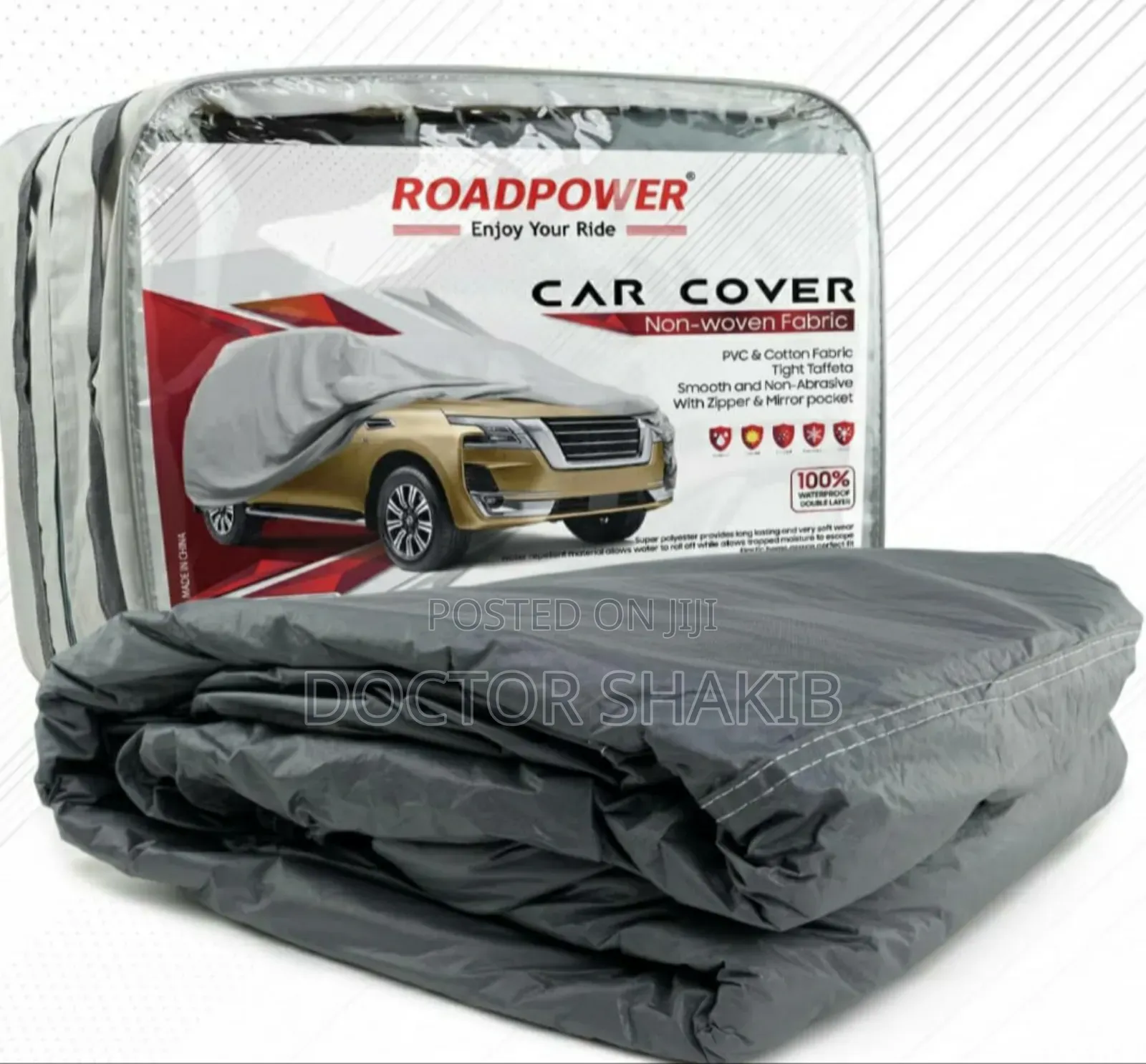 New Car Cover With Mirror Pocket for All Weather Waterproof