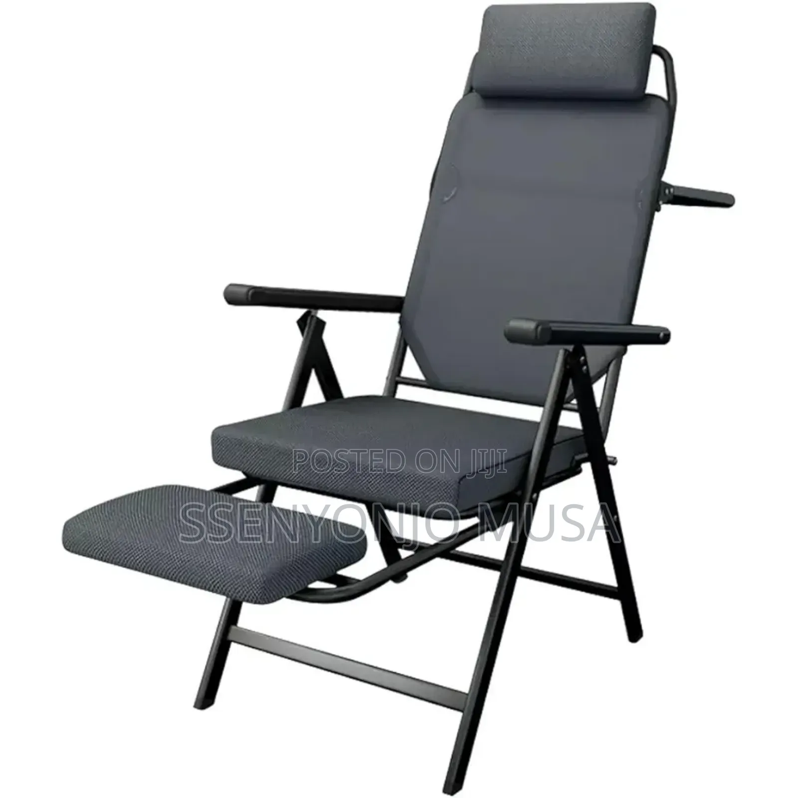 Foldable Ergonomic Office Chair With Recliner and Footrest
