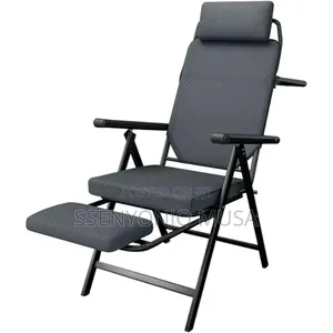 Foldable Ergonomic Office Chair With Recliner and Footrest
