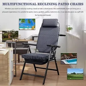Foldable Ergonomic Office Chair With Recliner and Footrest
