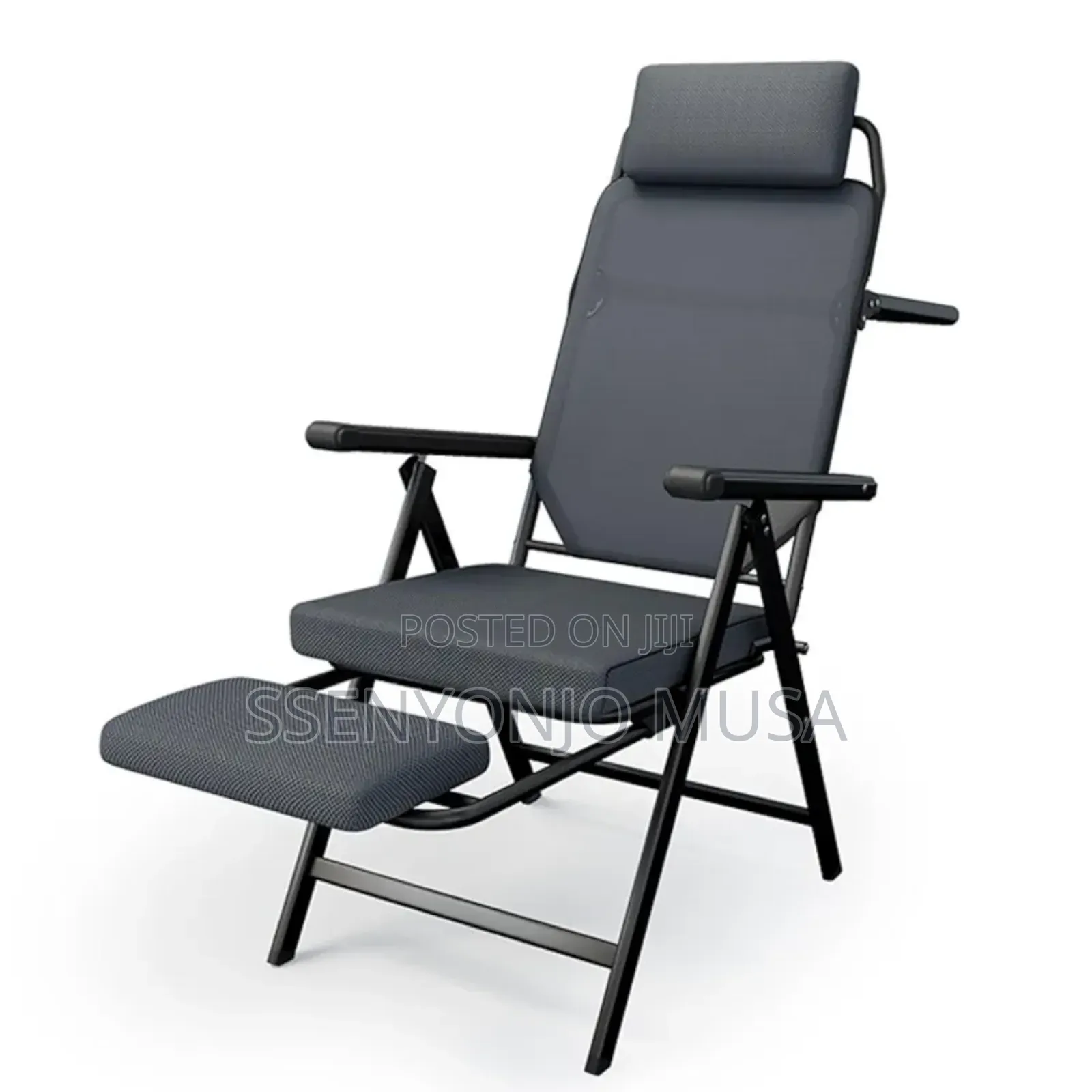 Foldable Ergonomic Office Chair With Recliner and Footrest