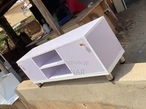 Tv Stand Golden White