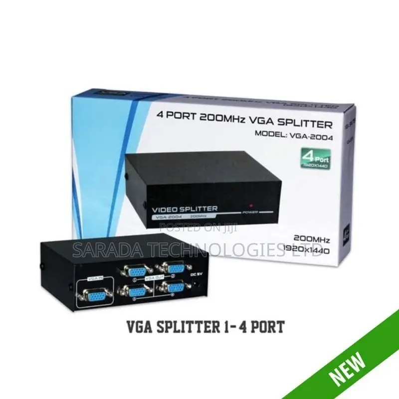 4 Port Vga-Splitter 1