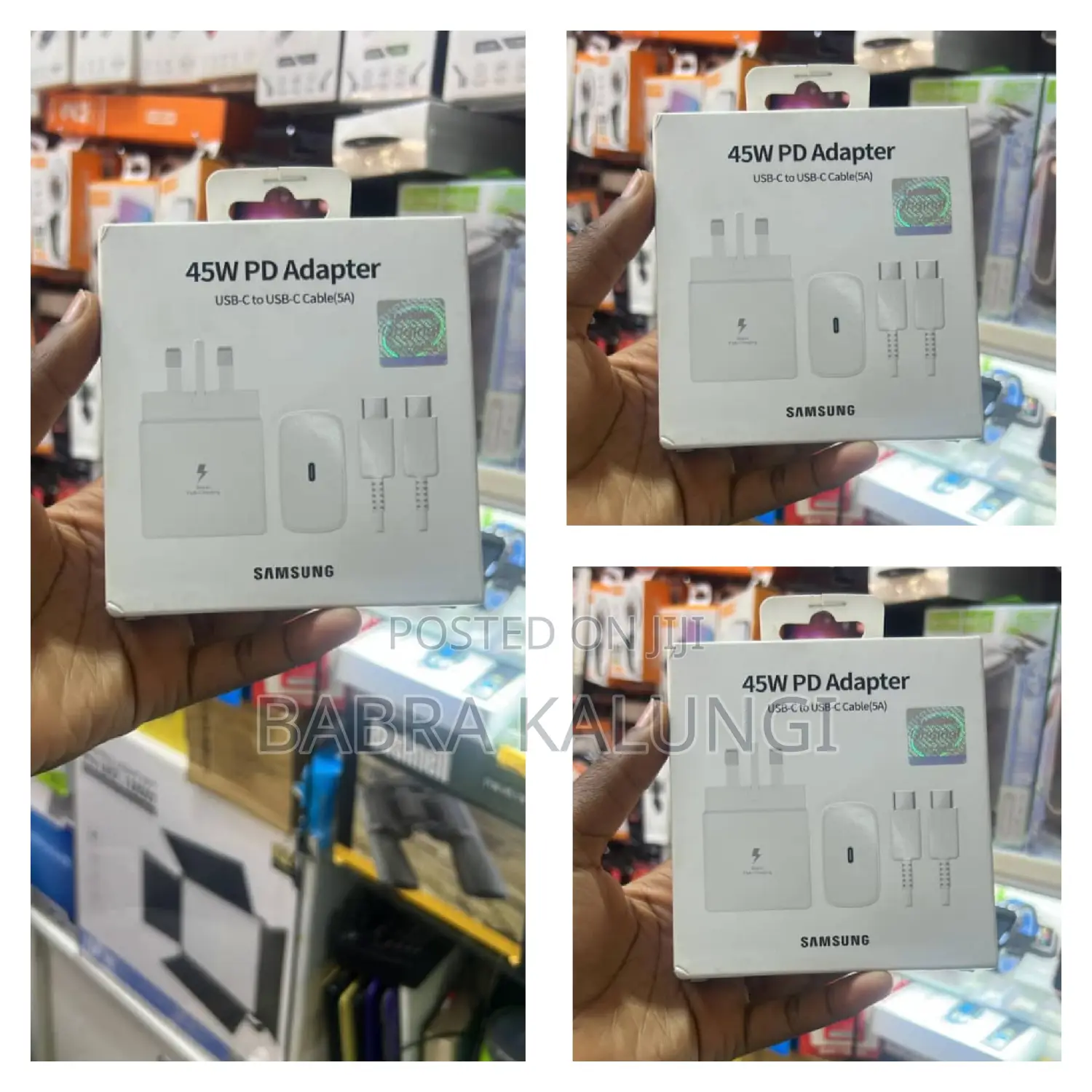 Fast Charger Samsung 3-Port Super Fast Charging Wall Charger