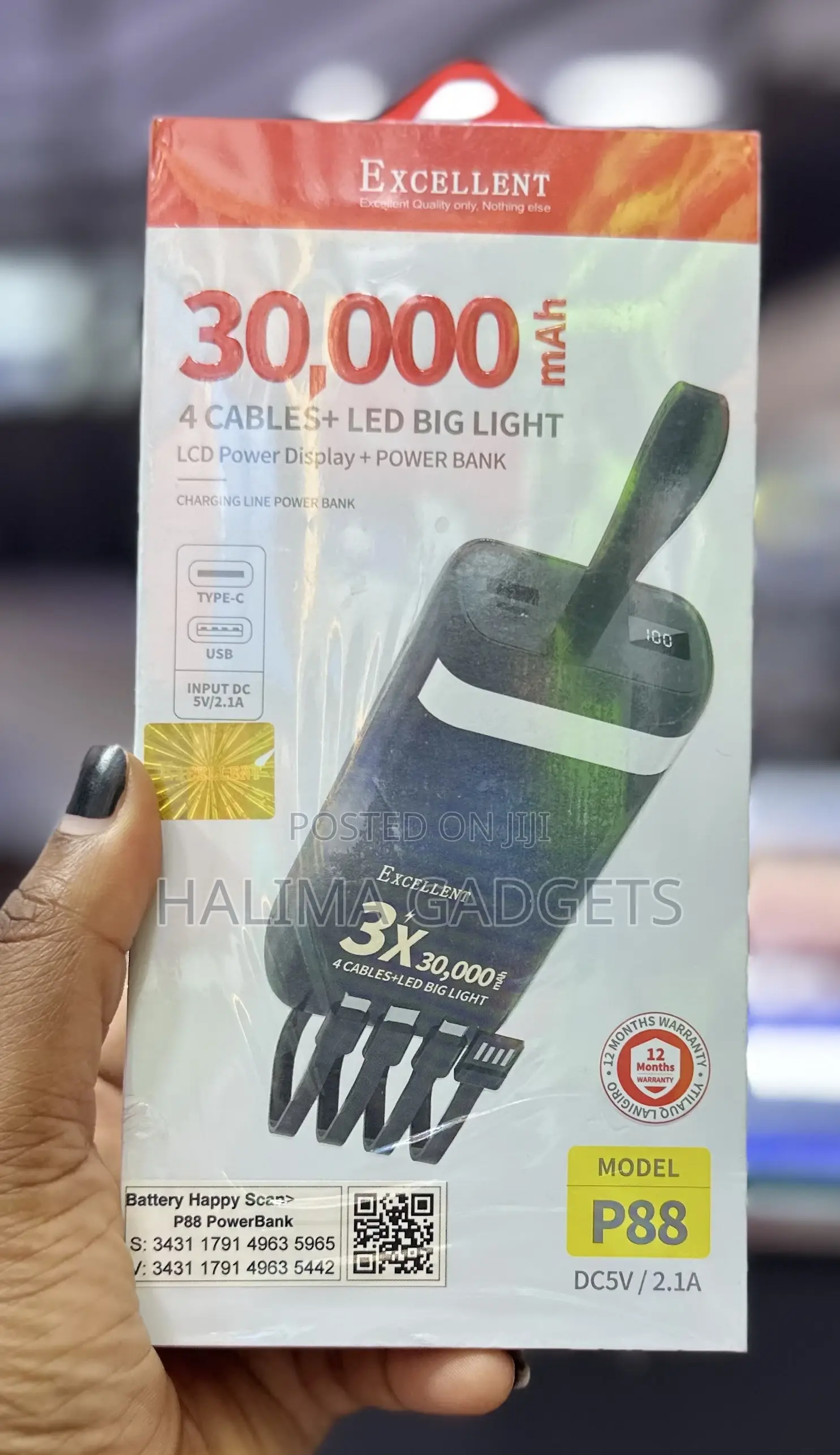 Excellent Power Bank 30000