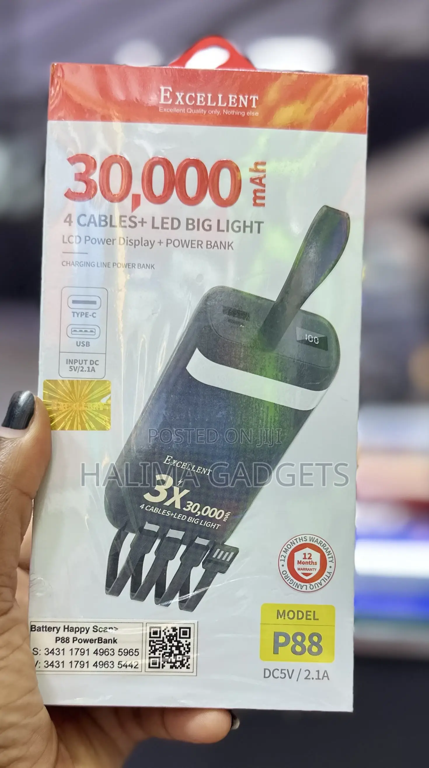 Excellent Power Bank 30000