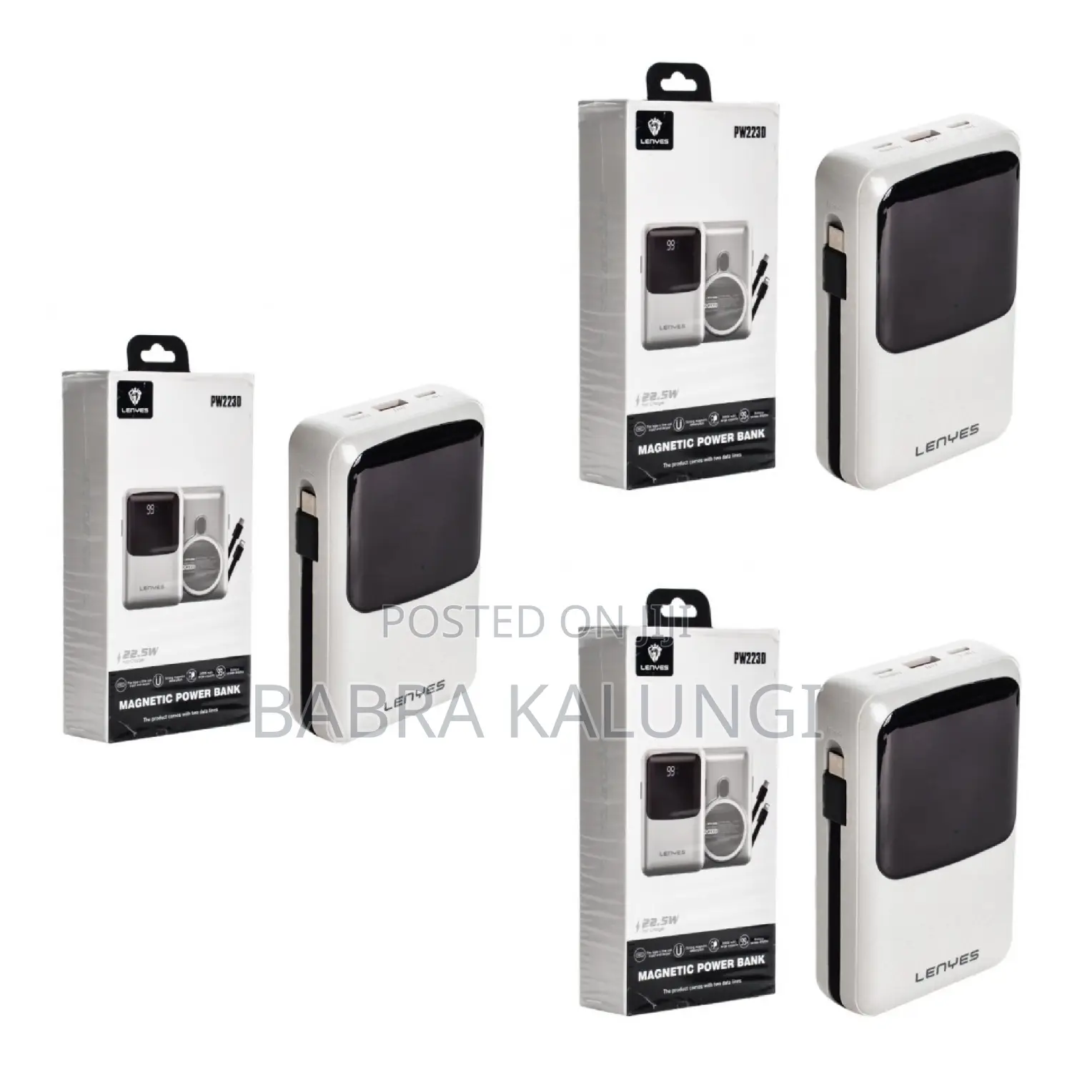 Lenyes Pw223d Magnetic Power Bank