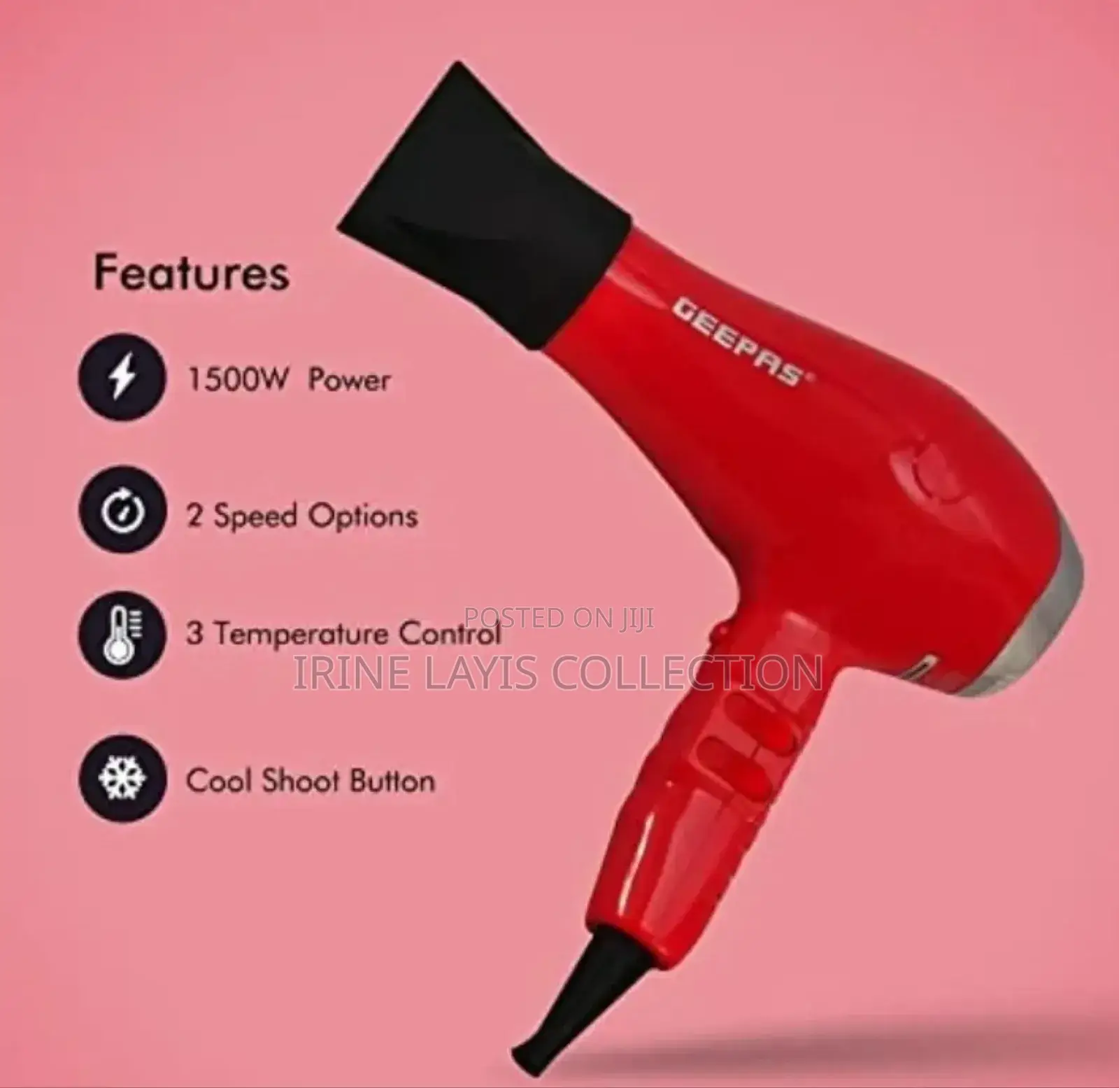 Geepers Hair Dryer Gh8078