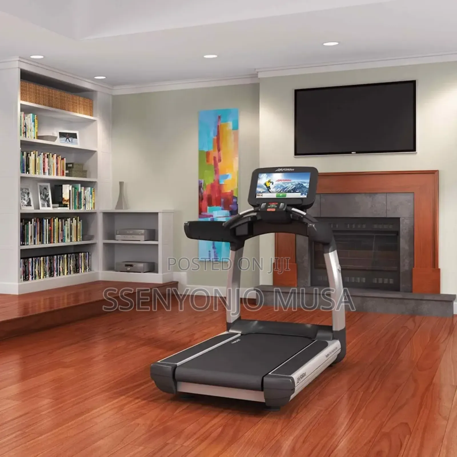 Commercial Treadmill Adjustable Incline Durable Construction