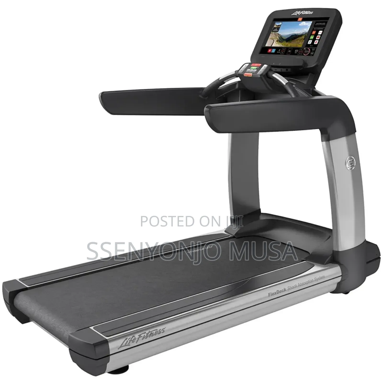 Commercial Treadmill Adjustable Incline Durable Construction