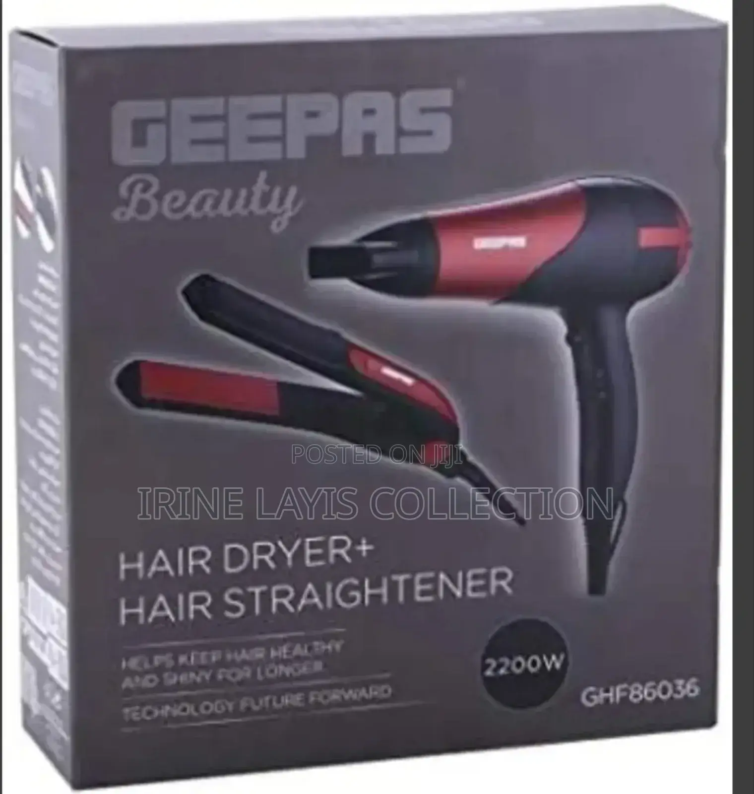 Geepers2 In 1 Hair Dryer And Hair Straighteners